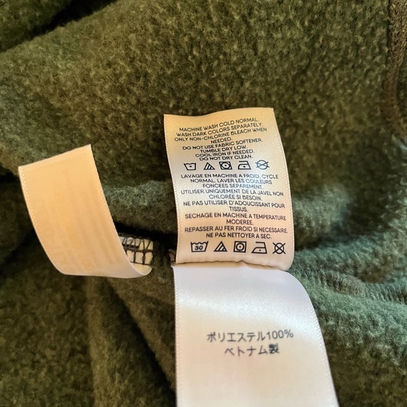 SOLD on another Platform! Lands End Women Fleece Green OEKO-TEX Quarter Zip 3X - Picture 6 of 10